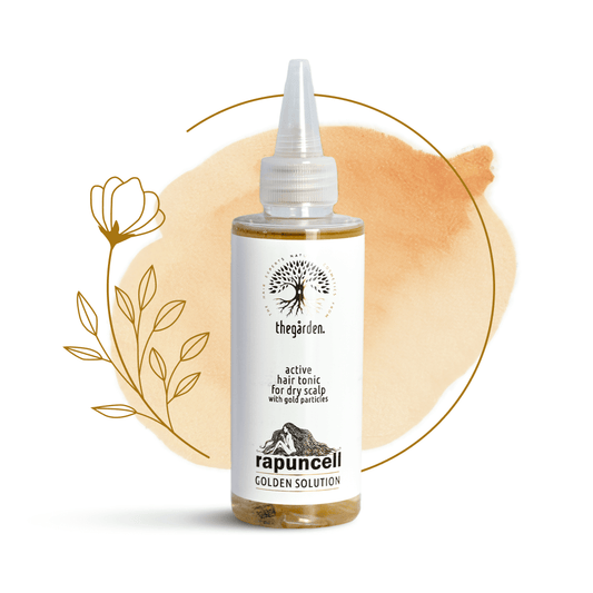 Rapuncell GOLDEN Solution™-hair tonic to activate the roots of dry hair scalp