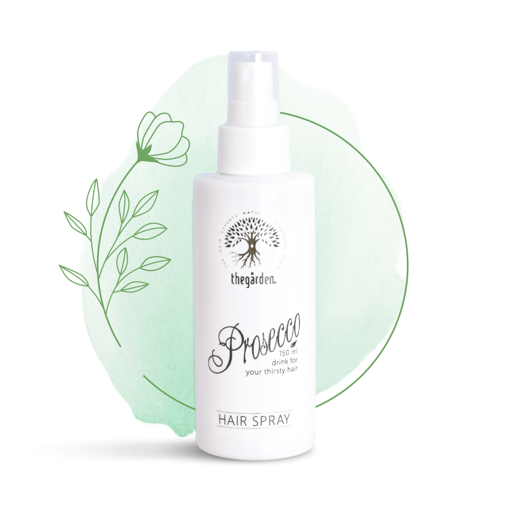 Hair Prosecco Spray™-a unique hair spray for more volume, fluffier and shinier hair