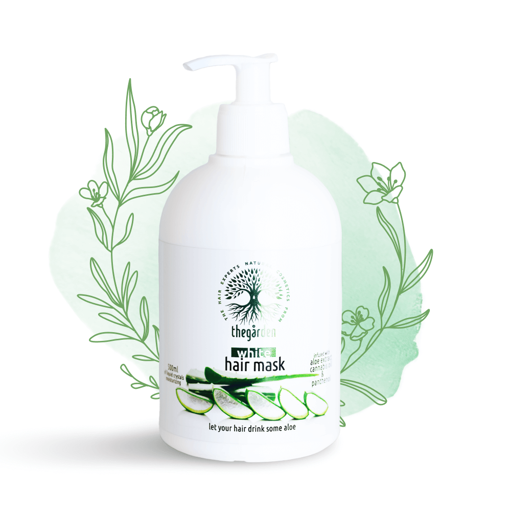 WHITE Hair Mask™-hair mask for deep hydration of dry, damaged or coloured hair