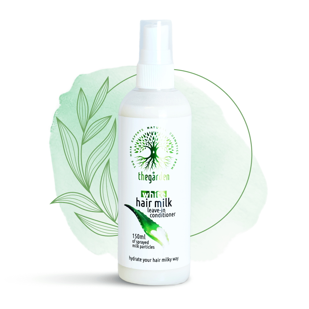 WHITE Hair Milk™-hair milk for matted, dry, fine and brittle hair with a hydrating and regenerating effect