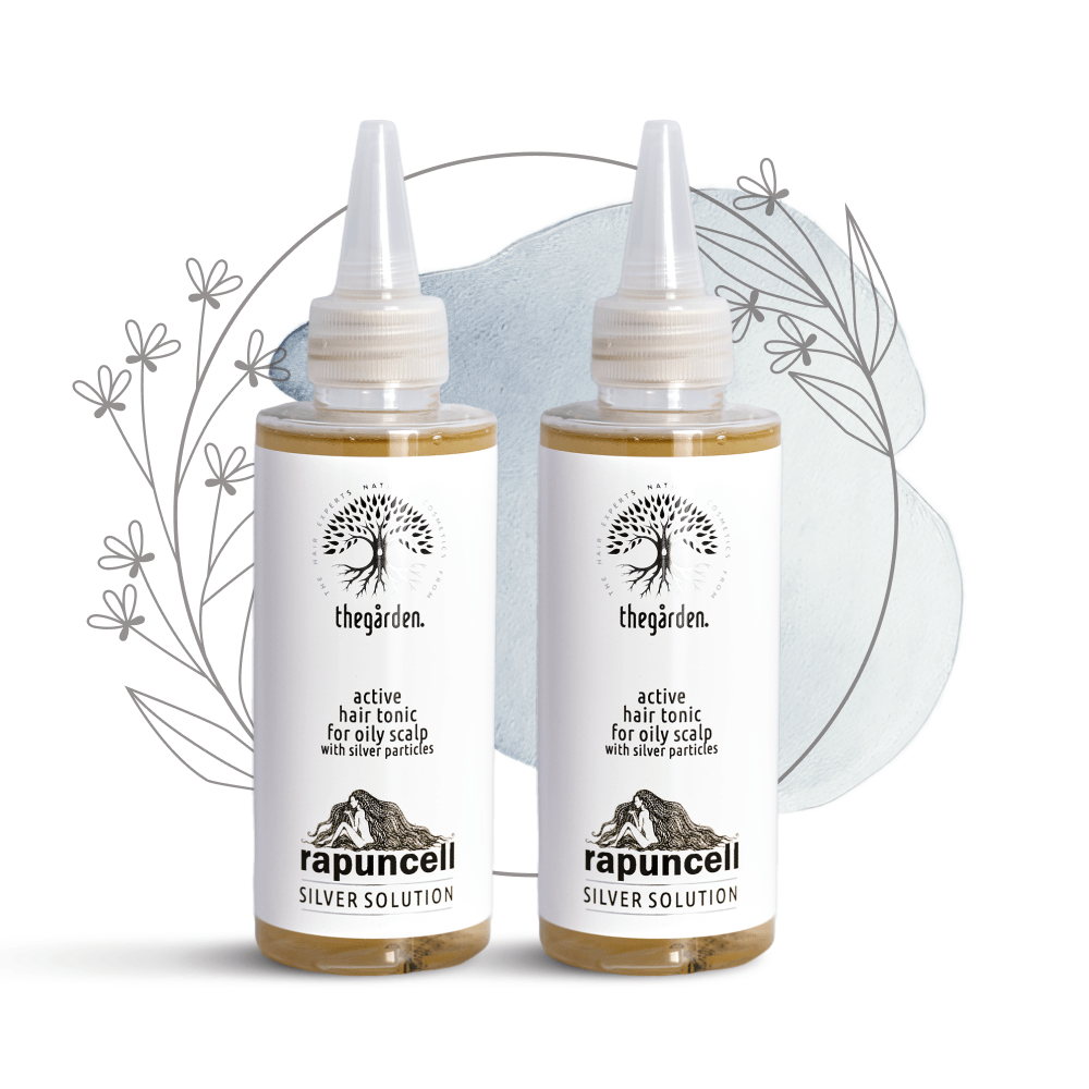 Rapuncell Silver Solution (a tonic to grow hair and stop excessive hair loss - for oily scalp)